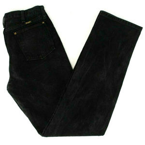 Wrangler Mens Black Natural Distressed Jeans 32x34